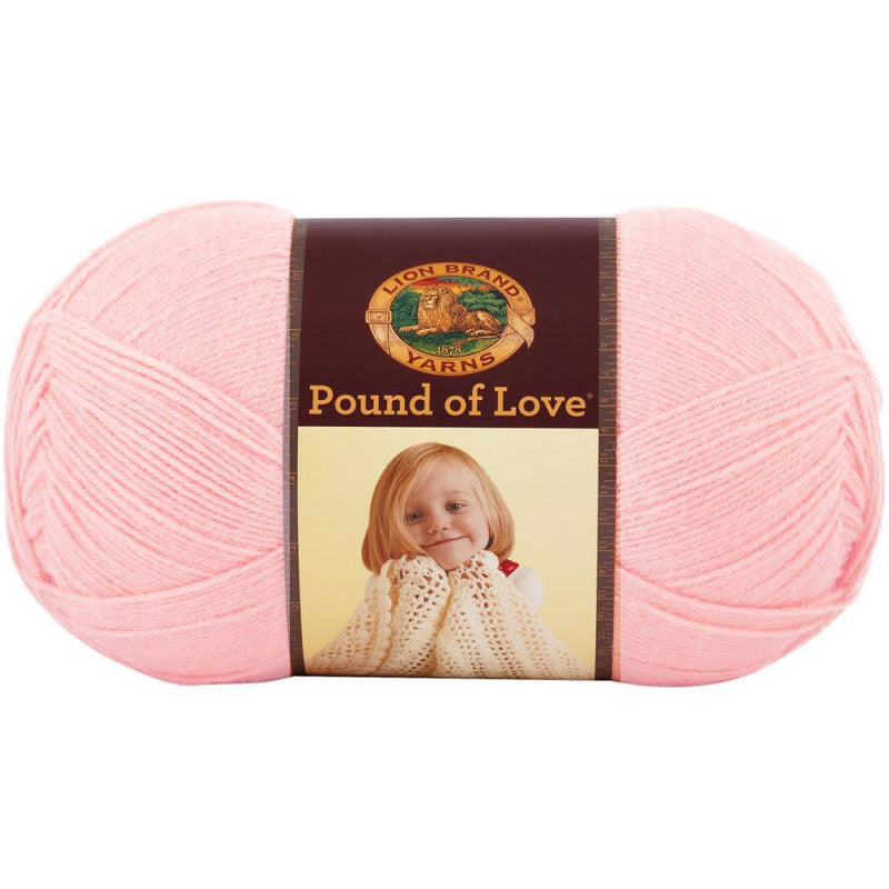 Lion Brand Pound Of Love Baby Yarn - Pastel Pink