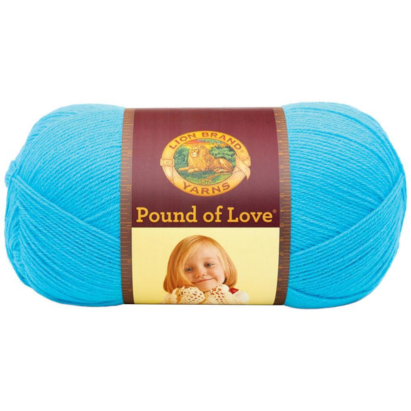 Lion Brand Pound Of Love Baby Yarn - Turquoise