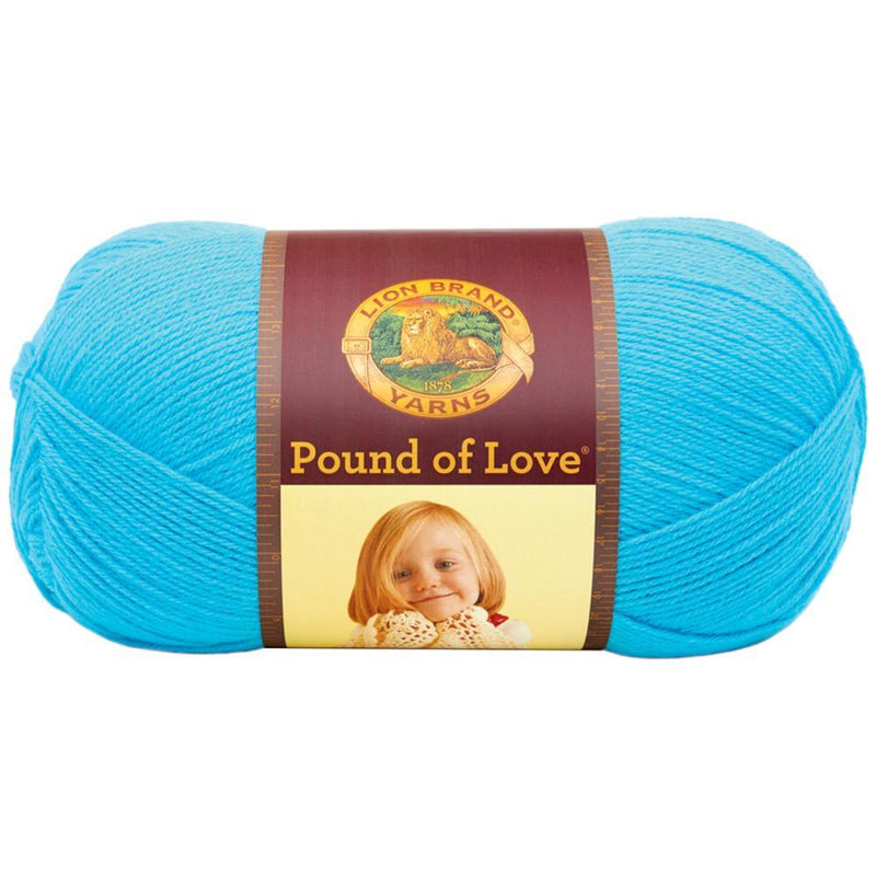 Lion Brand Pound Of Love Baby Yarn - Turquoise