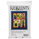 Rachels Of Greenfield - Wall Quilt Kit 13 inch X15 inch - Succulents*