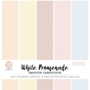 Colorbok 78lb Smooth Cardstock 12inch X12inch 30 pack - White Promenade, 5 Colours/6 Each