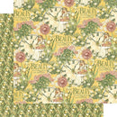 Graphic 45 Garden Goddess collection Double-Sided Cardstock 12inch X12inch - Love Grows Here