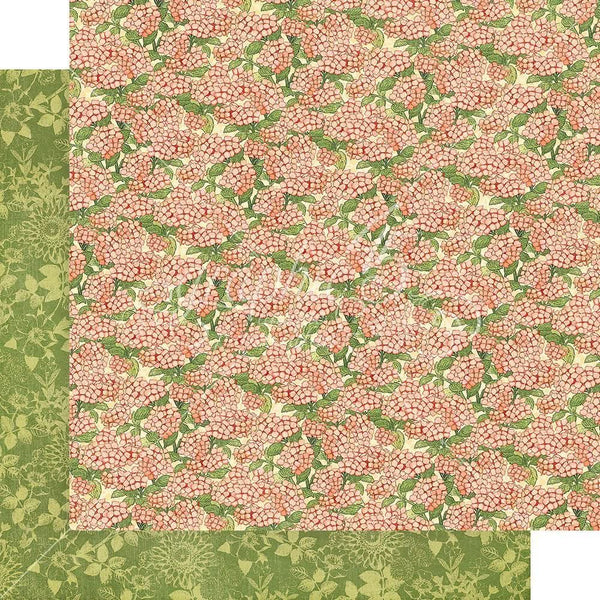 Graphic 45 Garden Goddess collection Double-Sided Cardstock 12inch X12inch - Happiness Blossoms