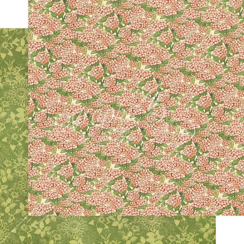 Graphic 45 Garden Goddess collection Double-Sided Cardstock 12inch X12inch - Happiness Blossoms