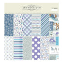 Authentique Double-Sided Cardstock Pad 12 inch X12 inch 18 pack - Frosted, 6 Designs/3 Each