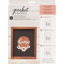 American Crafts - Pocket Frames Insert Kit 8X10in 11 per pack - Home Wreath with Insert.