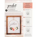 American Crafts - Pocket Frames Insert Kit 8X10in 9 per pack - Gather Wreath with Insert