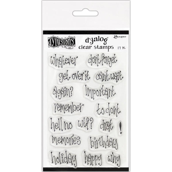 Dyan Reaveleys Dylusions Clear Stamps 4 inch X8 inch Whatever
