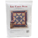 Rachels Of Greenfield - Wall Quilt Kit 22 inch X22 inch - Log Cabin*