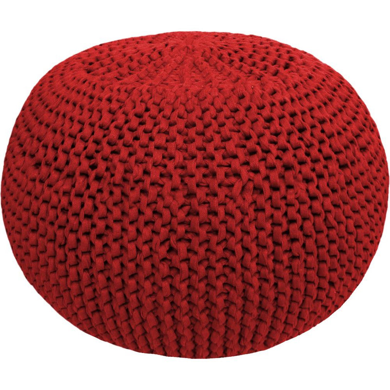 Hoooked Knit & Crochet Pouf Kit with Zpagetti Yarn - Burgundy Passion*