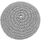 Hoooked Knit & Crochet Pouf Kit with Zpagetti Yarn - Silver Grey