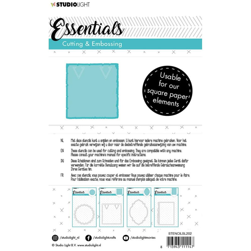 Studio Light - Essentials Cutting & Embossing Die NR. 202*