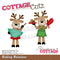 CottageCutz Dies - Baking Reindeer, 1.5 inch To 2.7 inch