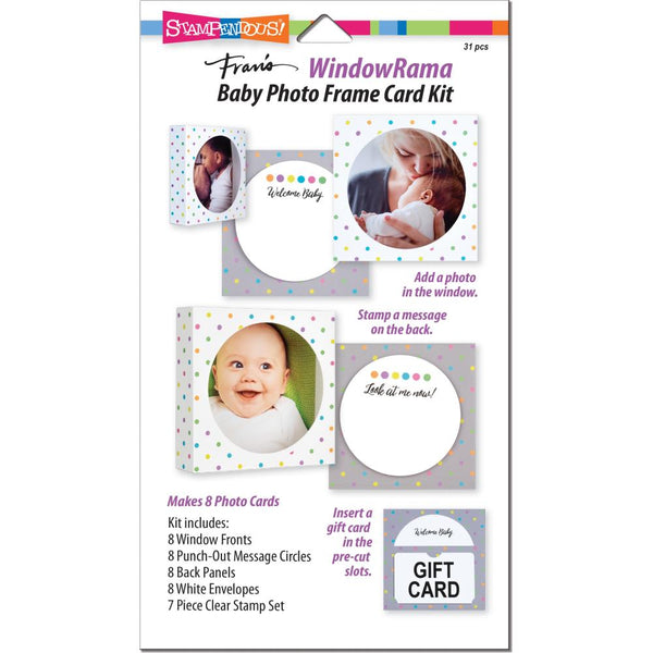 Stampendous Windowrama Card Kit - Baby*