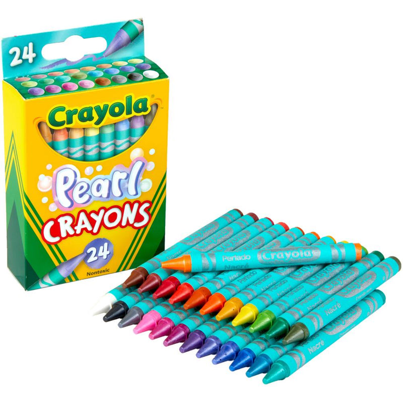 Crayola Crayons - Pearl 24 pack^