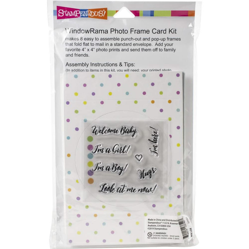 Stampendous Windowrama Card Kit - Baby*