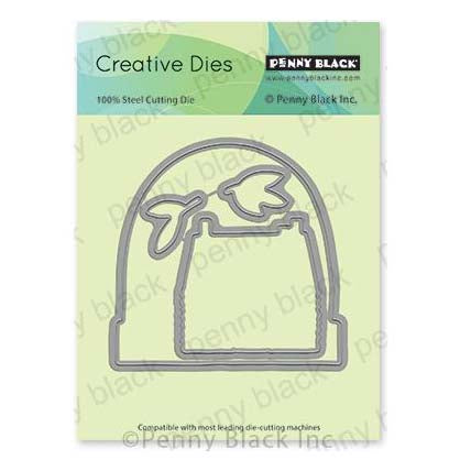 Penny Black Creative Dies - Cozy Nights Cut Out 3.5 inchX3.5 inch*