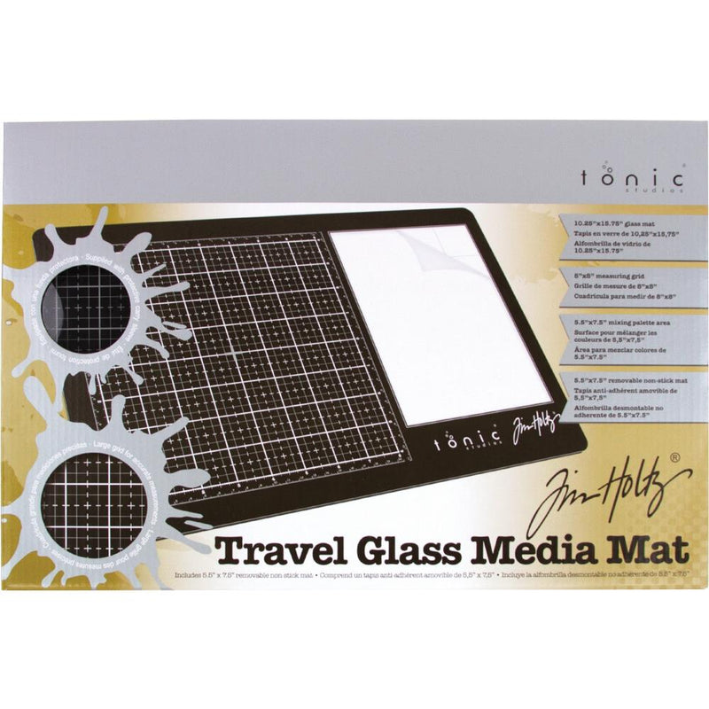 Tim Holtz - Travel Glass Media Mat 10.25 inchX15.5 inch