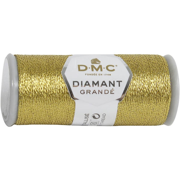 DMC Diamant Grande Metallic Thread 21.8yd - Dark Gold