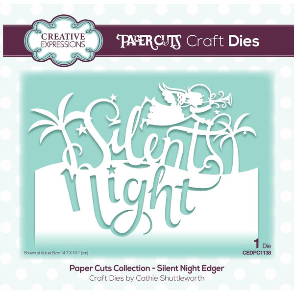 Creative Expressions Paper Cuts Edger Craft Dies - Silent Night