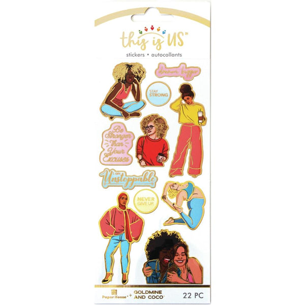 Paper House - This Is Us Stickers 22 pack - Everyday Woman*