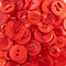John Bead Nutton But Buttons 4.6oz Tube Mixed Sizes Resin Buttons - Red