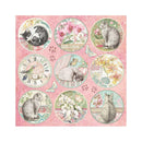 Stamperia Double-Sided Paper Pad 8"X8" 10 pack  Orchids & Cats, 10 Designs/1 Each