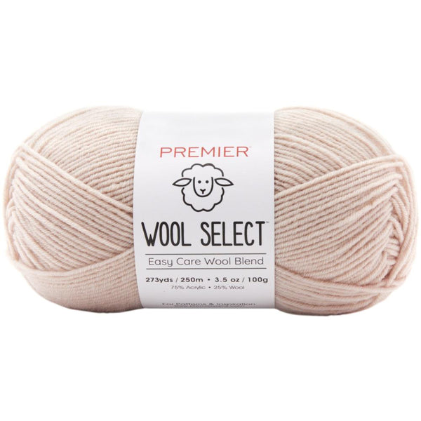 Premier Yarns Wool Select Yarn - Parchment 3.5oz (100g)