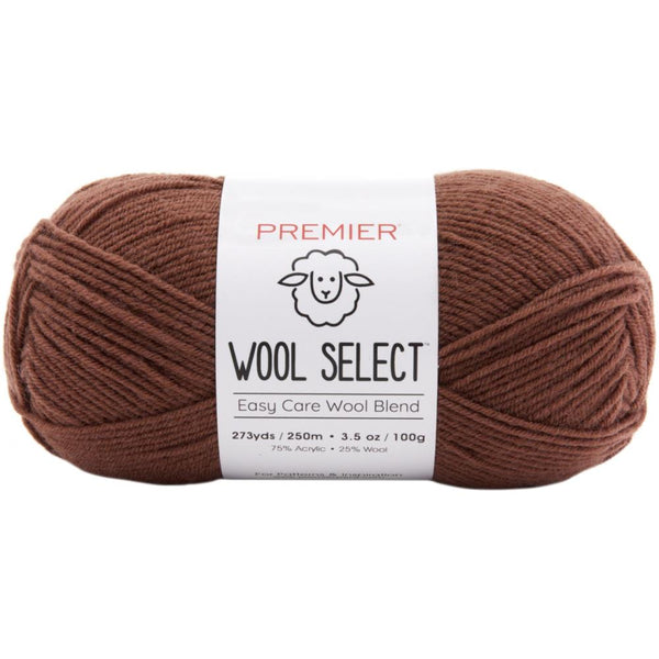 Premier Yarns Wool Select Yarn - Mocha 3.5oz (100g)