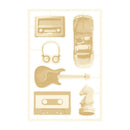 P13 Die-Cut Chipboard Embellishments 4"X6" - Free Spirit