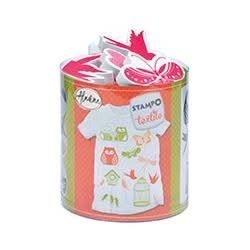 Find It Trading Textile Stamps - Nature