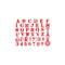 Find It Trading Textile Stamps - Alphabet