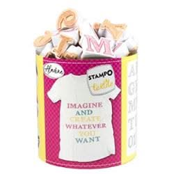 Find It Trading Textile Stamps - Alphabet Sketch*^  LIMIT 1 PER ORDER