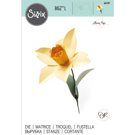 Sizzix Bigz Large Dies By Olivia Rose - Daffodil  LIMIT 1 PER ORDER