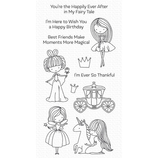 My Favorite Things Clearly Sentimental Stamps 4"X8" - Pretty Princess