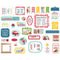 Echo Park Cardstock Ephemera 33 pack  Icons, A Slice Of Summer*