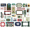 Carta Bella Cardstock Ephemera 33 pack  Frames & Tags, Outdoor Adventures*