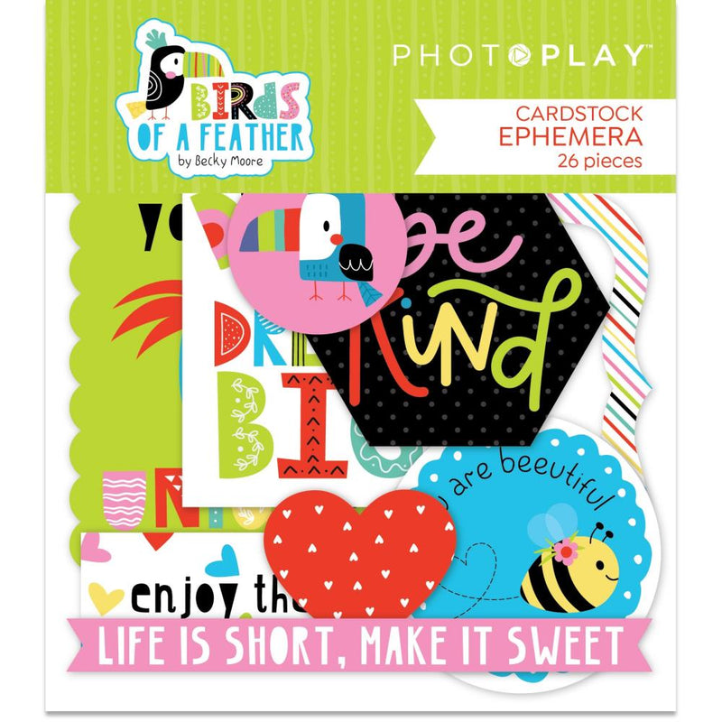 PhotoPlay Birds Of A Feather Ephemera Cardstock Die-Cuts*