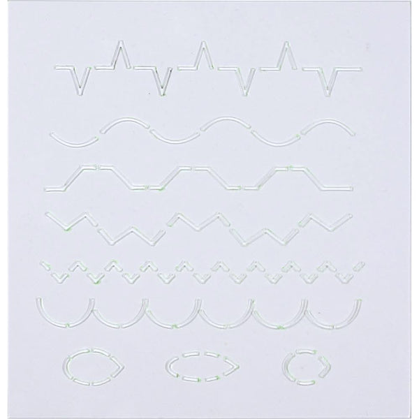 Creative Impressions Embroidery Shape Template Set 5 pack