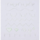 Creative Impressions Embroidery Shape Template Set 5 pack
