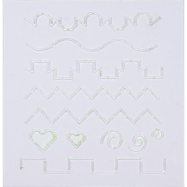 Creative Impressions Embroidery Shape Template Set 5 pack