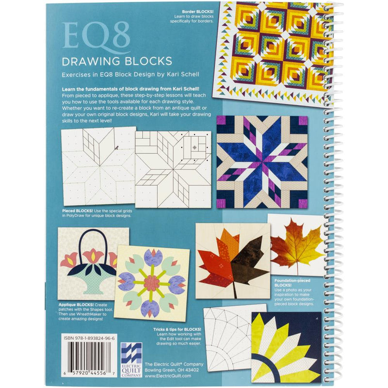 Electric Quilt Exercises in EQ8 Block Design Book - Spiral Bound, Full Colour