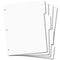 EZMount Tabbed Stamp Storage Panels 4/Pkg 8.5"x11"