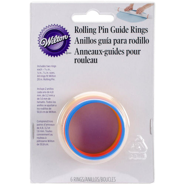 Wilton Rolling Pin Guide Rings 6 pack*