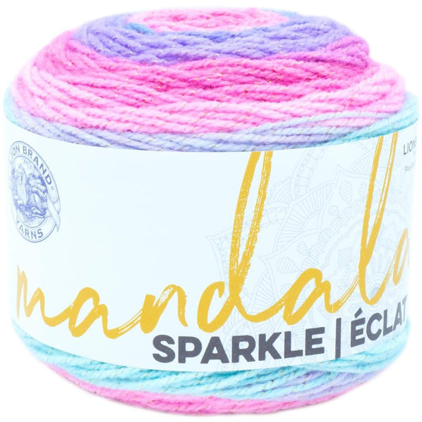 Lion Brand Mandala Sparkle Yarn - Draco