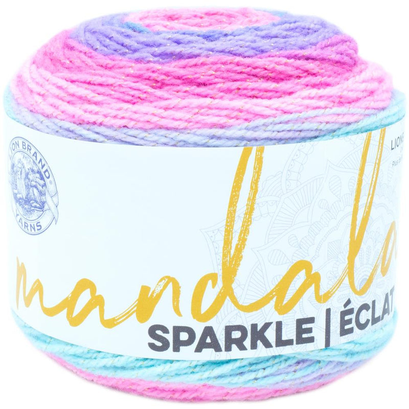 Lion Brand Mandala Sparkle Yarn - Draco