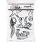 Dina Wakley Media Cling Stamps 6in  x 9in  - Scribbly Reef Creatures*