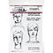Dina Wakley Media Cling Stamps 6in  x 9in  - Strong Men*