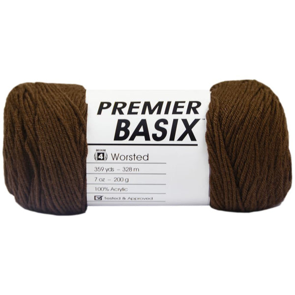 Premier Yarns Basix Yarn - Chocolate 200g