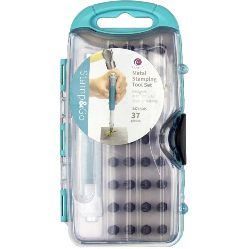 Cousin - Stamp & Go Metal Stamping Tool Kit - Silver/Teal*